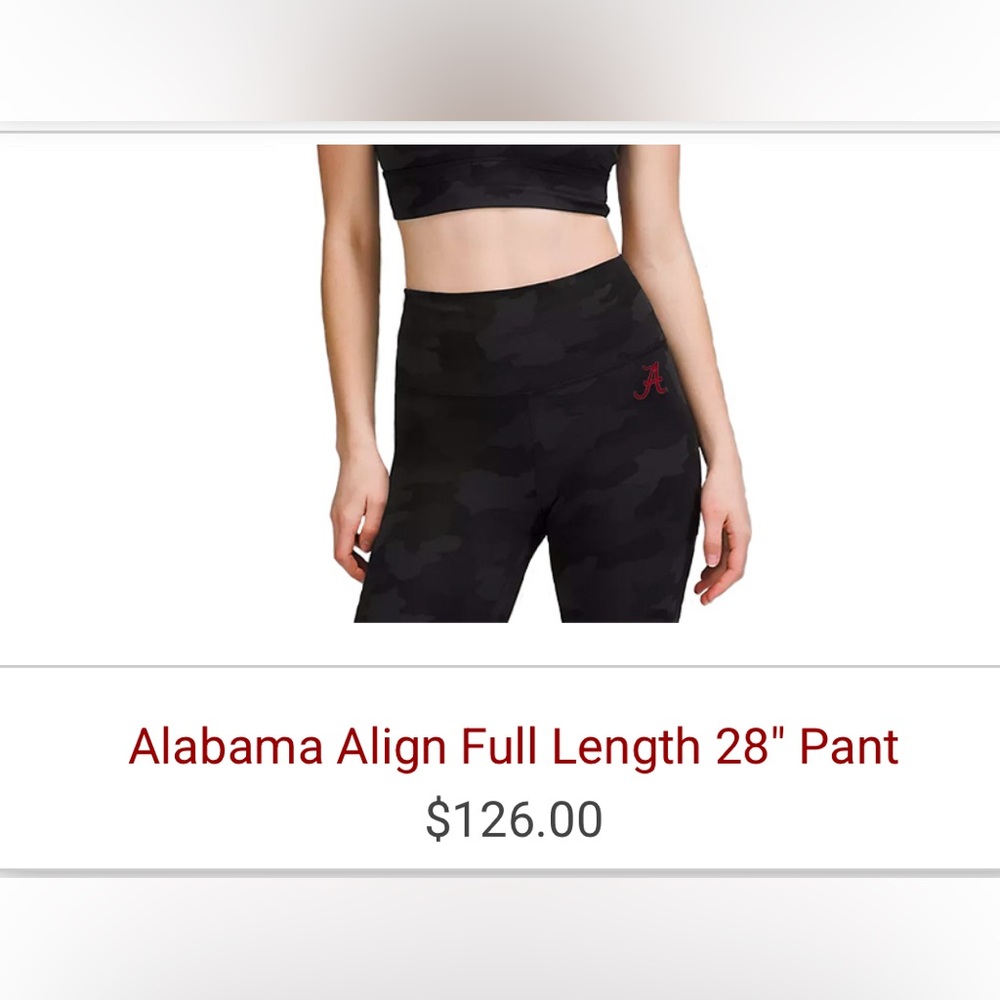 Alabama Lululemon Align Pant